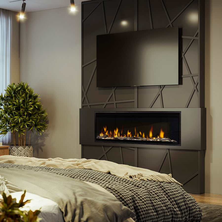 Dimplex Ignite Evolve 50 inch Linear Electric Fireplace lifestyle view