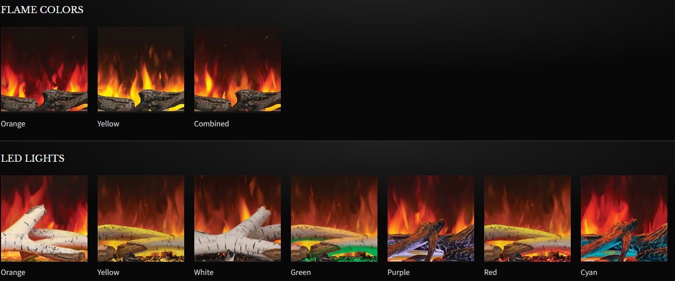 Napoleon Astound Series Flame Colors