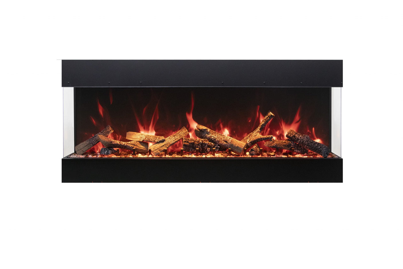 Amantii TRV-65-BESPOKE Smart Indoor/Outdoor 3-Sided Electric Fireplace
