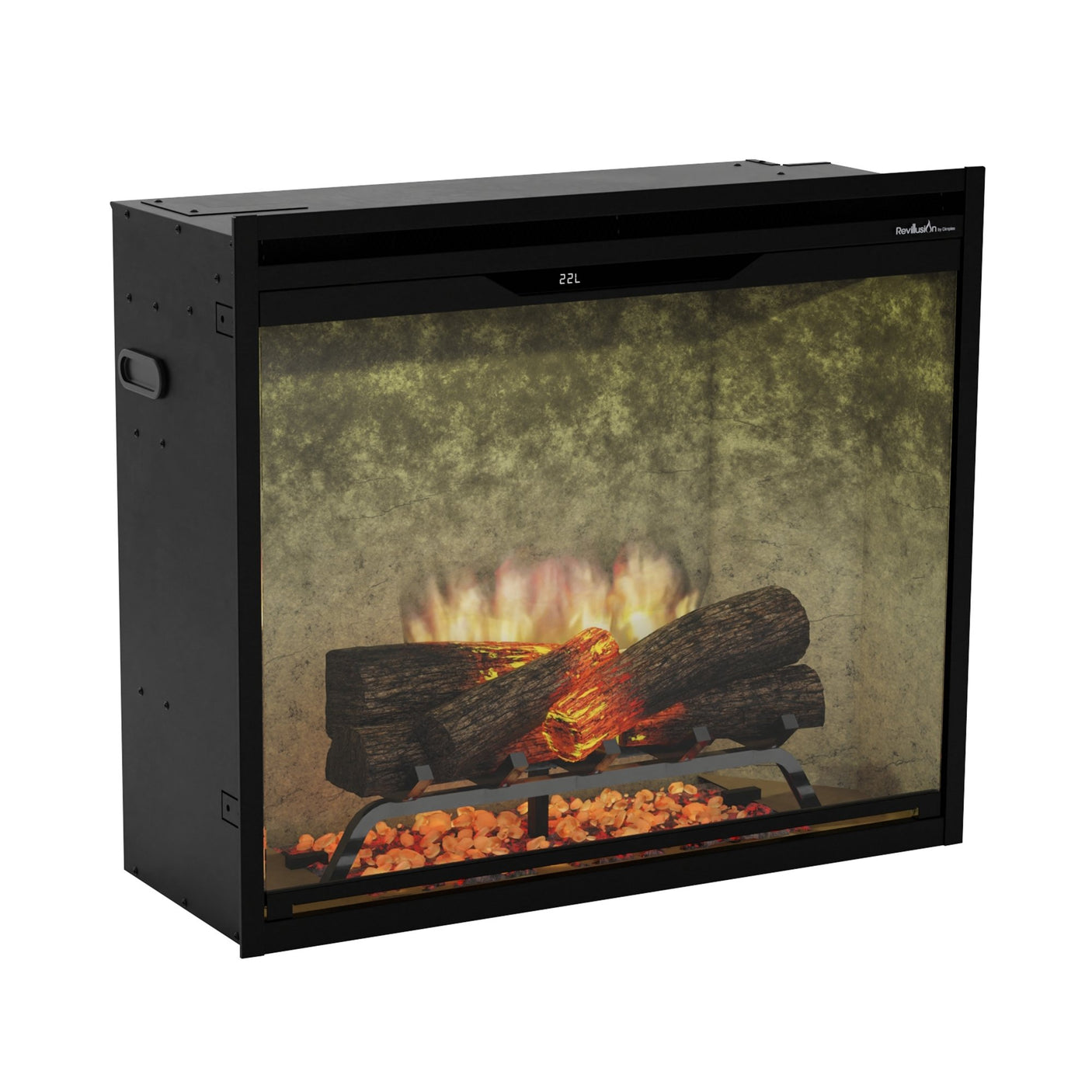 Dimplex Revillusion 30" Built-in Firebox - Weathered Concrete