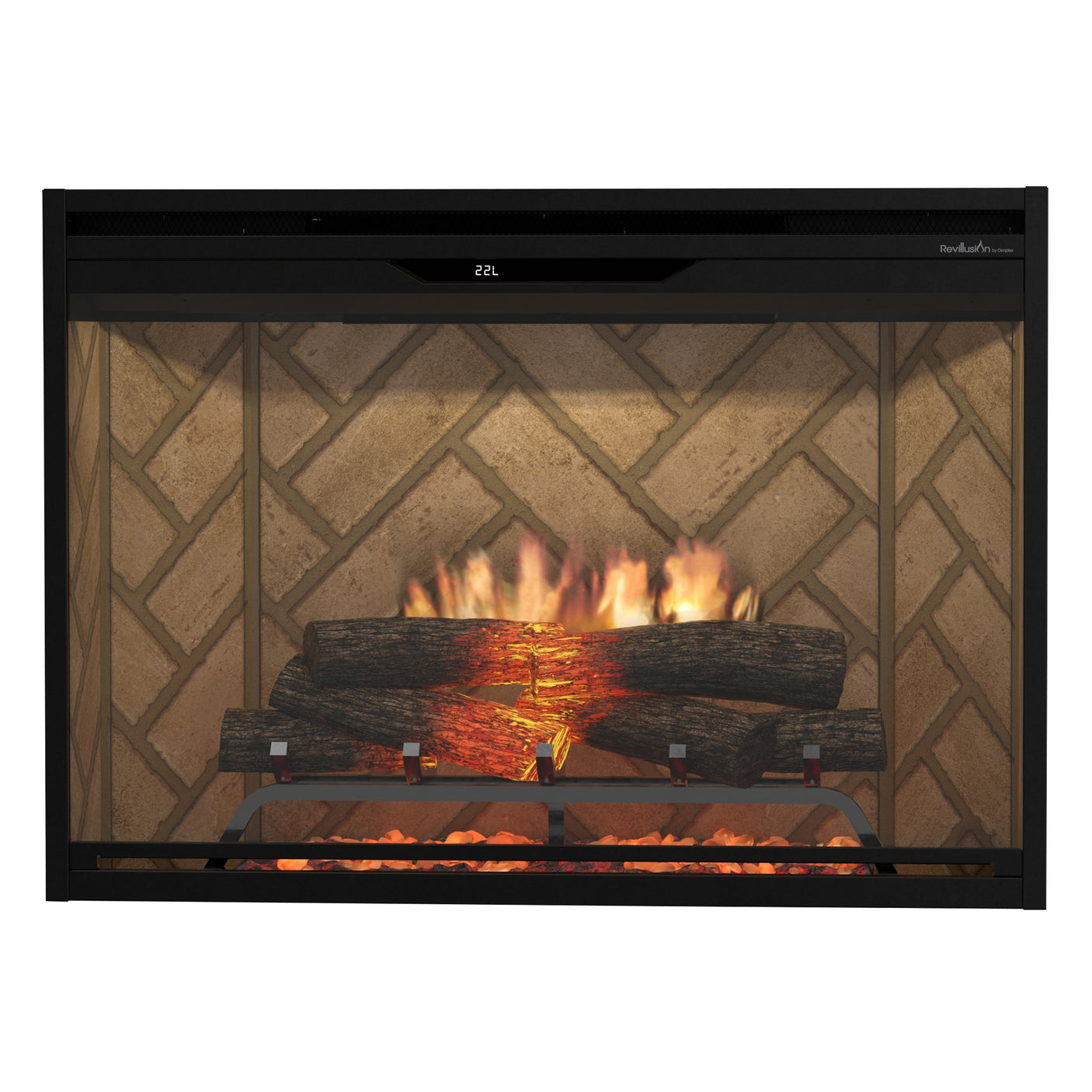 Dimplex Revillusion 36" Built-in Firebox - Herringbone