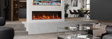 Regency 65" Slim Built-in Electric Fireplace In Living Room - ES165