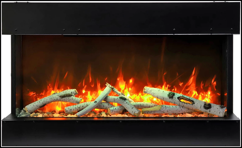 Amantii 30-TRV-SLIM 3-Sided Electric Fireplace
