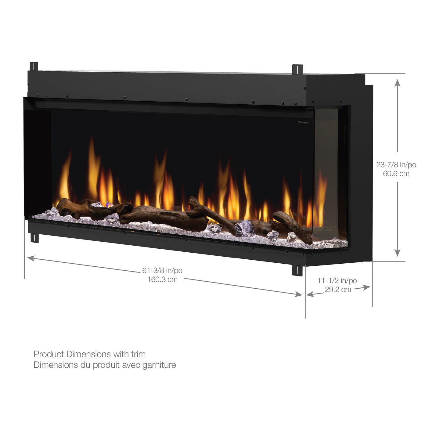 Dimplex IgniteXL Bold 60" Linear Electric Fireplace - XLF6017-XD