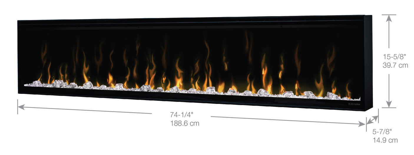 Dimplex IgniteXL 74" Electric Fireplace - XLF74