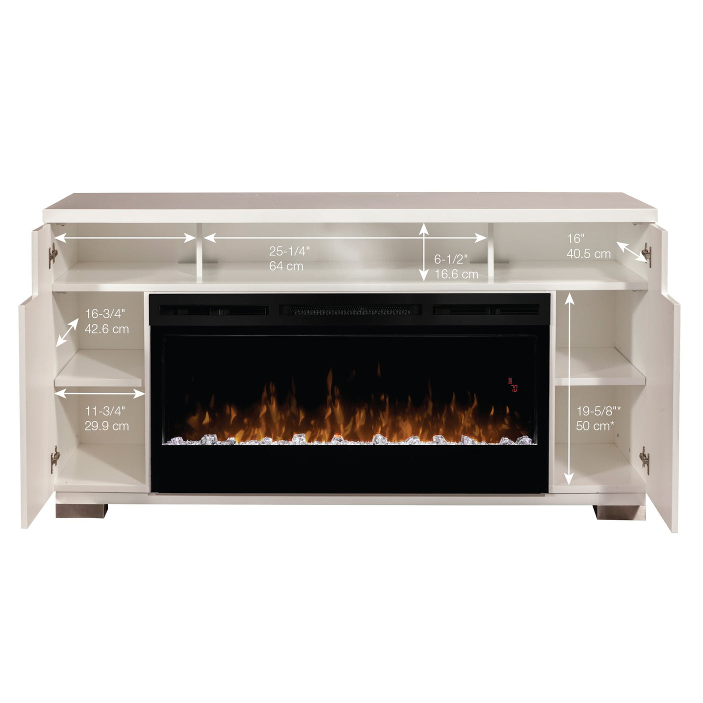 Dimplex Haley Media Console Electric Fireplace
