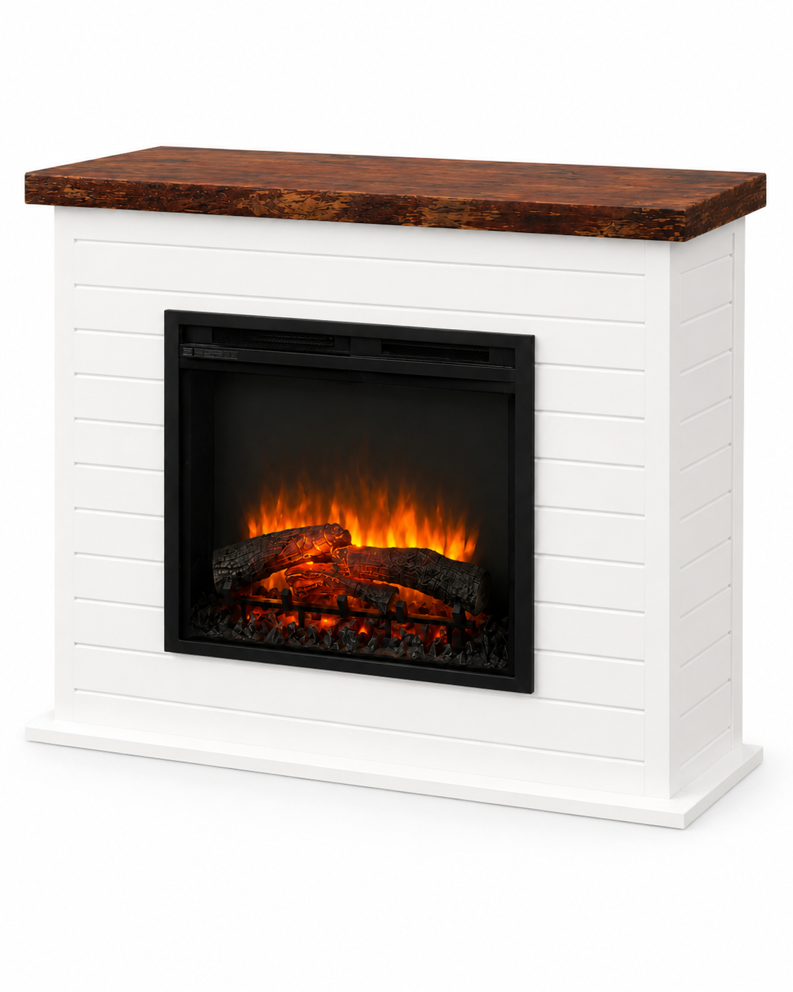 The Sebastian Custom Mantel in Shiplap
