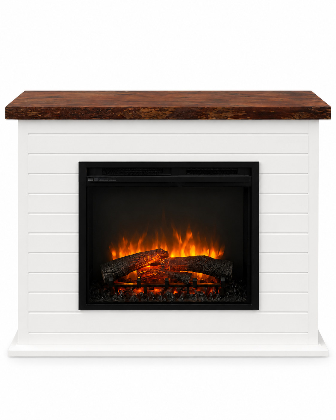 The Sebastian Custom Mantel in Shiplap