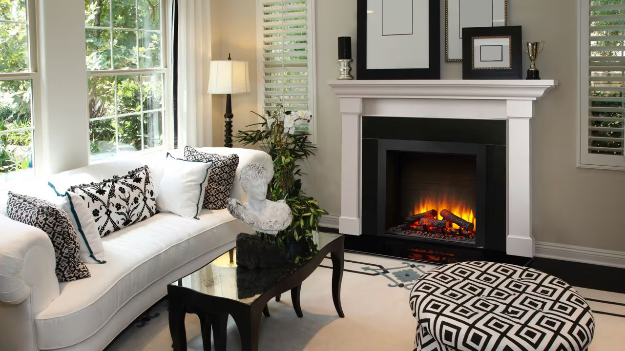 SimpliFire 36" Built-In Electric Fireplace - SF-BI36-EB