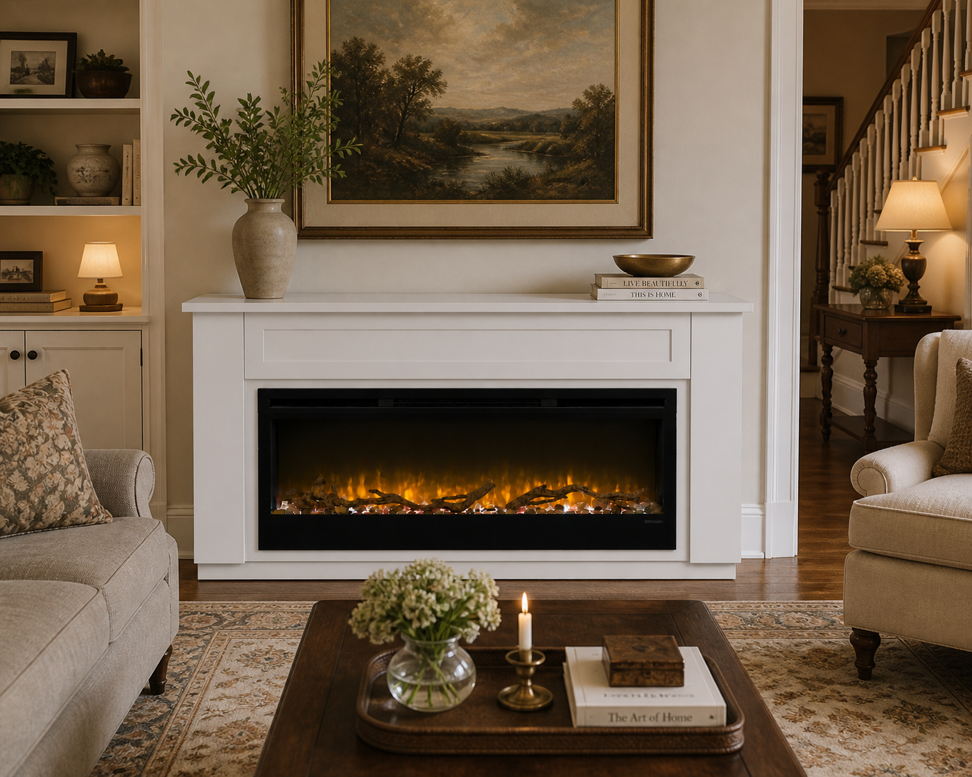 The Mystic Custom Designed Media Console in White