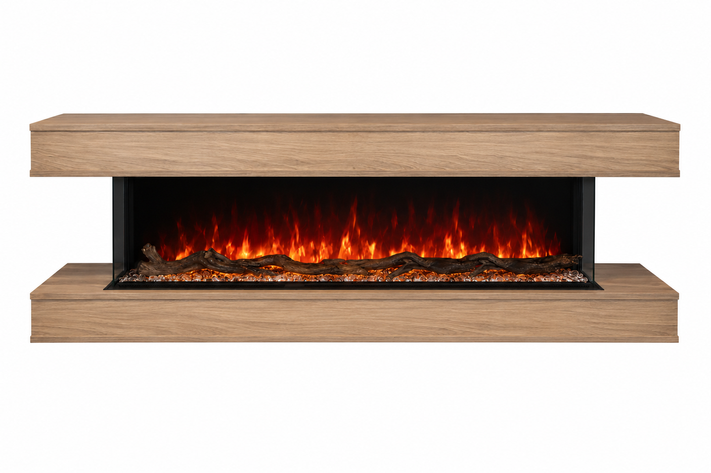 Modern Flames 82" Wall-mount Cabinet Coastal Sand - WMC-68LPM-CS