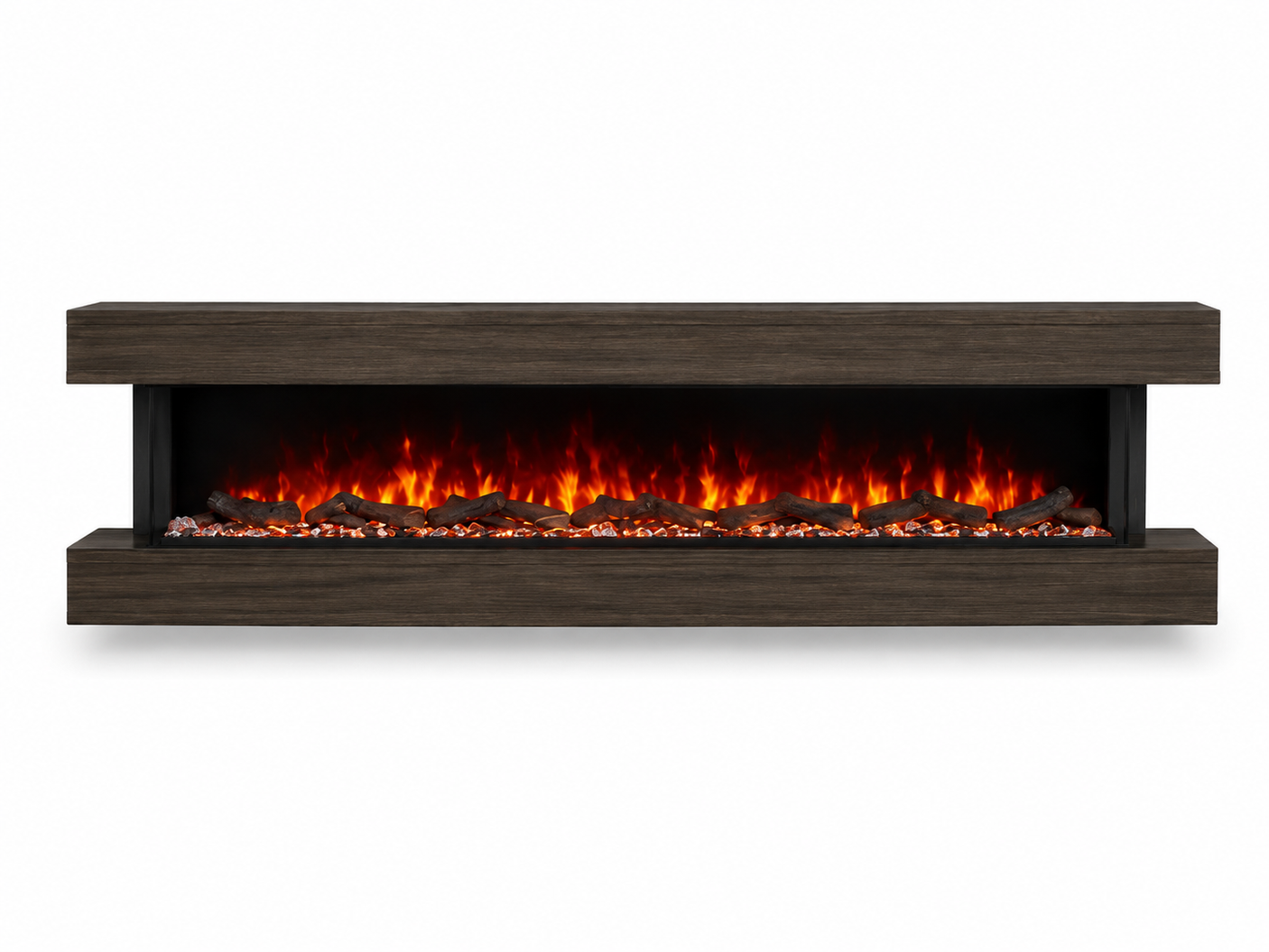 Modern Flames 94" Wall-mount Cabinet Driftwood Grey - WMC-80LPM-DW