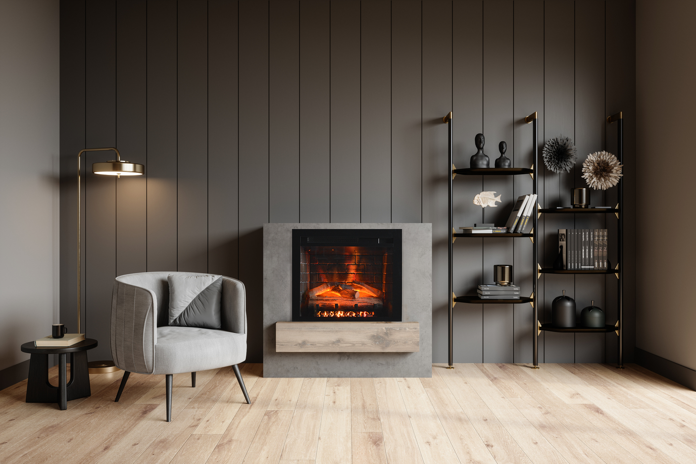 Amantii 26" Fire & Ice Electric Fireplace Insert - CE26