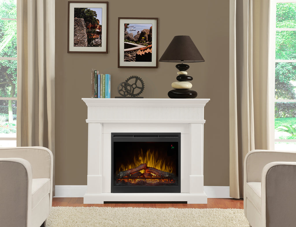 Jean Electric Fireplace Mantel Package - GDS26L5-1802W – The Electric  Fireplace Shop