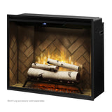 Dimplex Revillusion 36" Portrait Electric Fireplace with front glass birch logs - RBF36P-FG