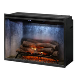 Dimplex Revillusion 36" Weathered Concrete Electric Fireplace with front glass - RBF36WC-FG