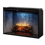 Dimplex 42" Revillusion Weathered Concrete Electric Fireplace with front glass - RBF42WC-FG