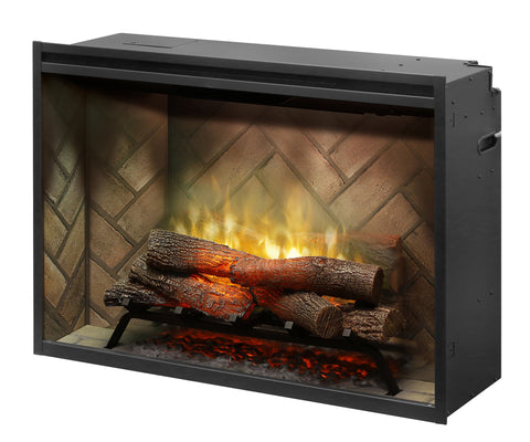 Dimplex 36" Revillusion Electric Fireplace with front glass - RBF36-FG