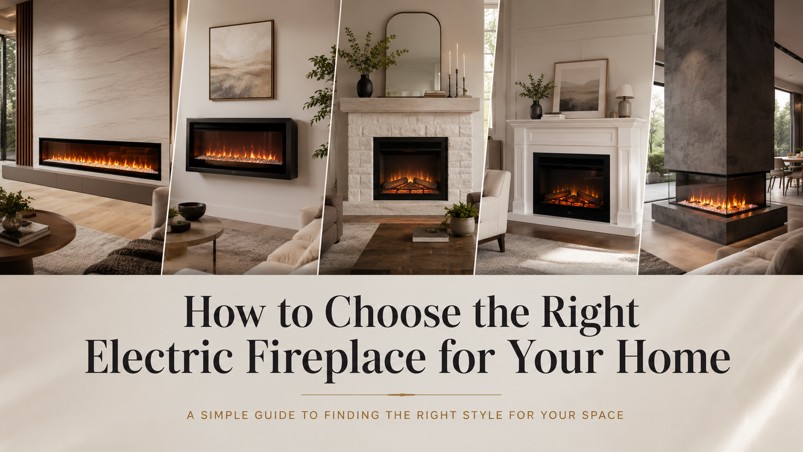 How to Choose the Right Electric Fireplace | The Electric Fireplace Shop