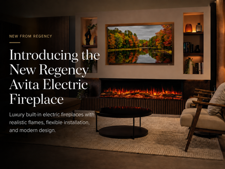 Regency Avita Electric Fireplaces | New Premium Built-In Fireplace Collection