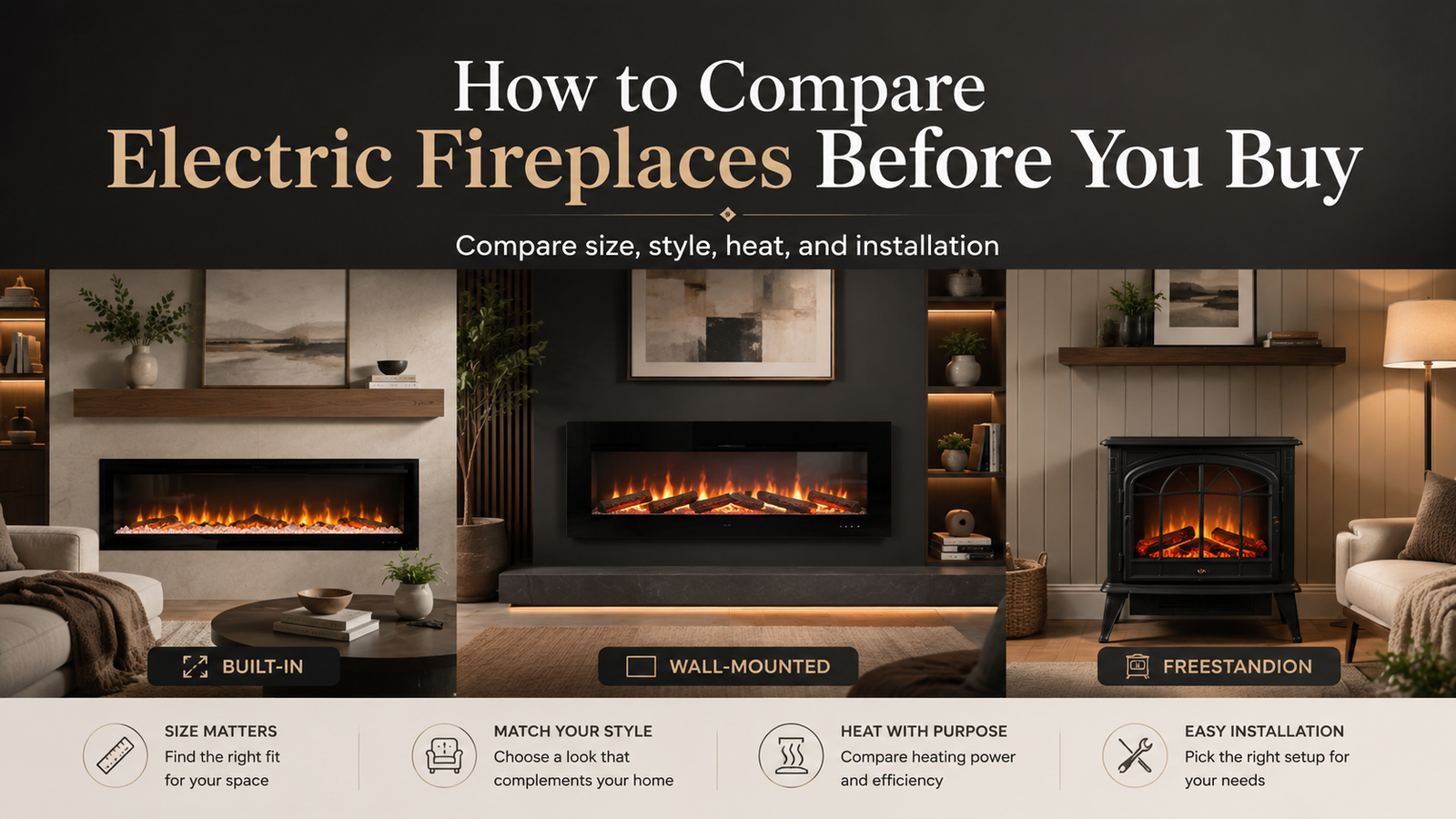 How to Compare Electric Fireplaces Before Buying