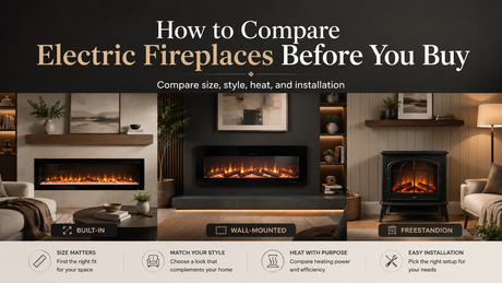 How to Compare Electric Fireplaces Before Buying