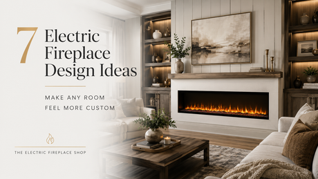 7 Electric Fireplace Design Ideas That Instantly Make a Room Feel More Custom