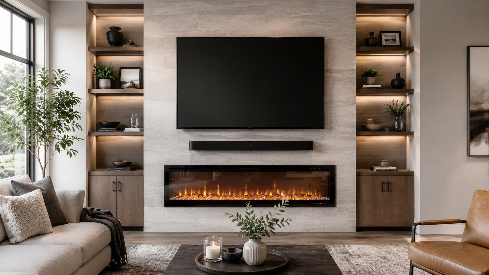 Can You Put a TV Above an Electric Fireplace?