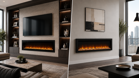 Built-In vs Wall-Mounted Electric Fireplaces | The Electric Fireplace Shop