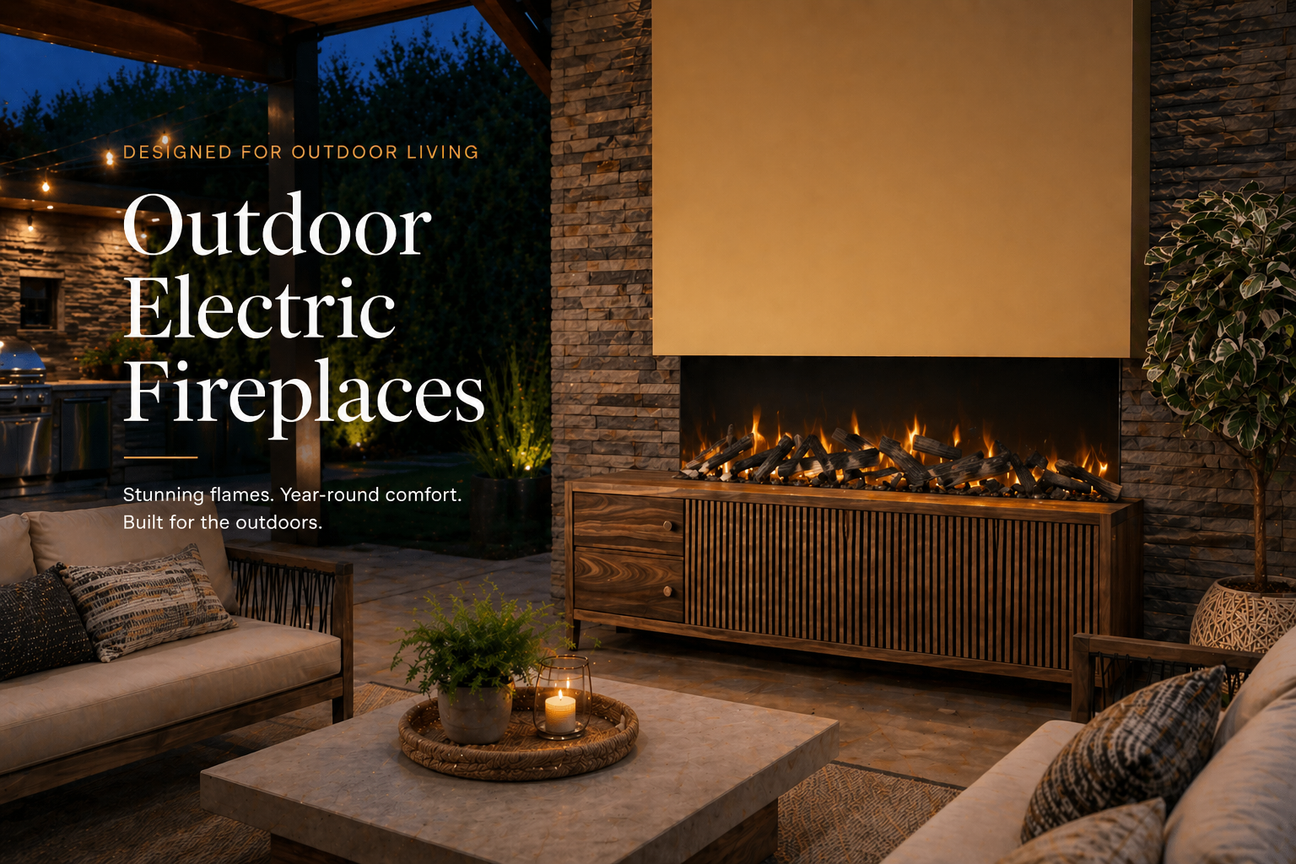 Outdoor Electric Fireplaces