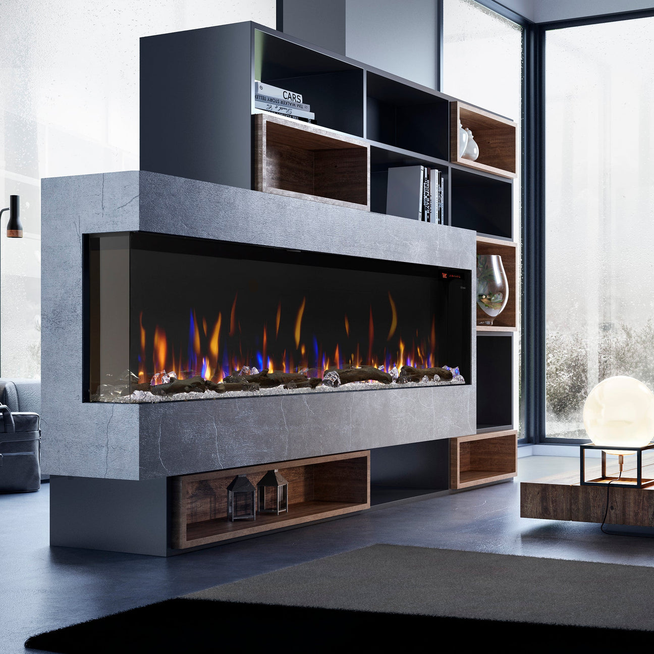 Dimplex XLF6017-XD IgniteXL Bold Built-in Linear Electric Fireplace