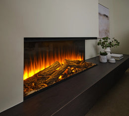 British Fires 48 inch The New Forest 1200 Black Edition Electric Fireplace product image