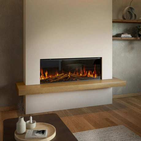 British Fires 48 inch The New Forest 1200 Black Edition Electric Fireplace lifestyle view