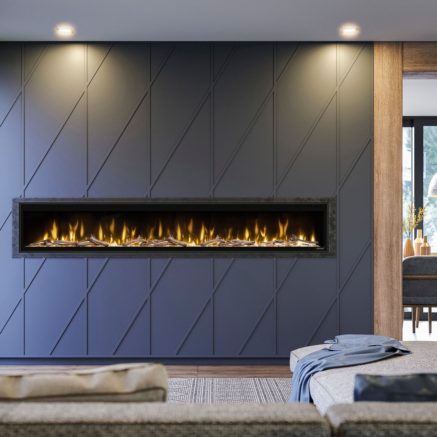 Dimplex Ignite Evolve 100" Linear Electric Fireplace - EVO100