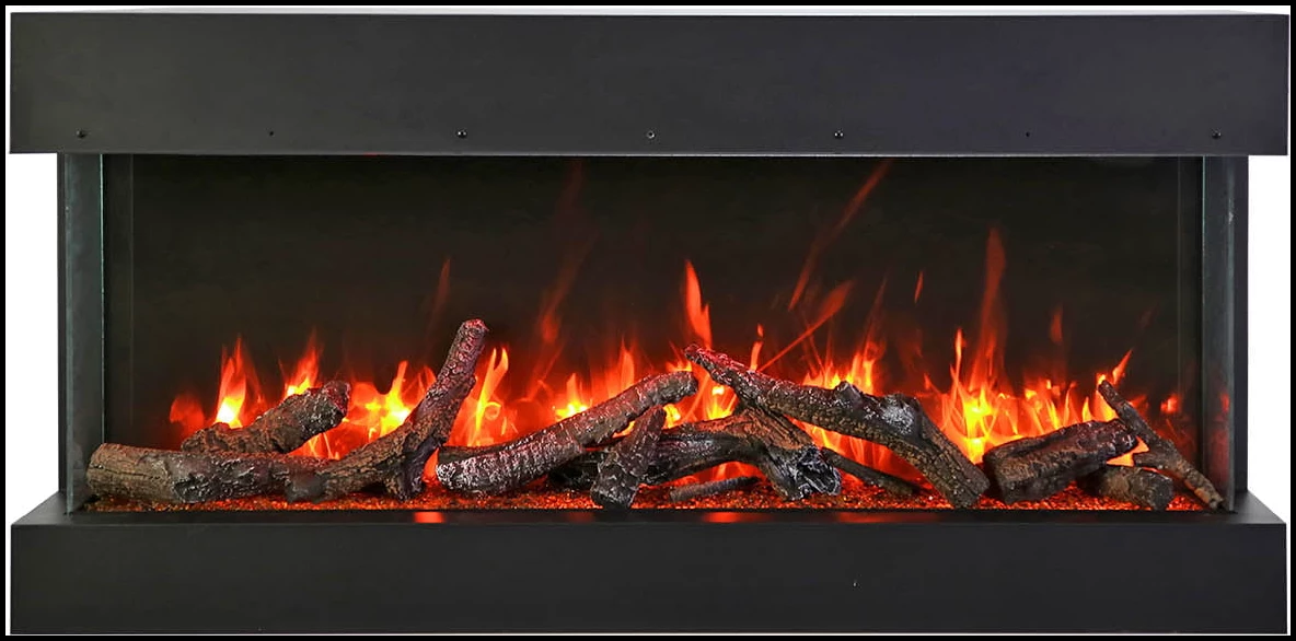 Amantii 40-TRV-SLIM Smart Indoor/Outdoor 3-Sided Electric Fireplace