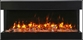 Amantii 50-TRV-SLIM Smart Indoor/Outdoor 3-Sided Electric Fireplace