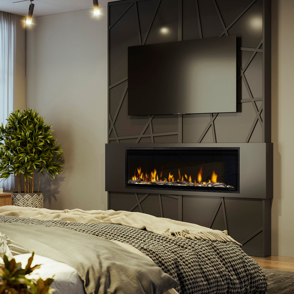 Dimplex Ignite Evolve 50 inch Linear Electric Fireplace lifestyle view