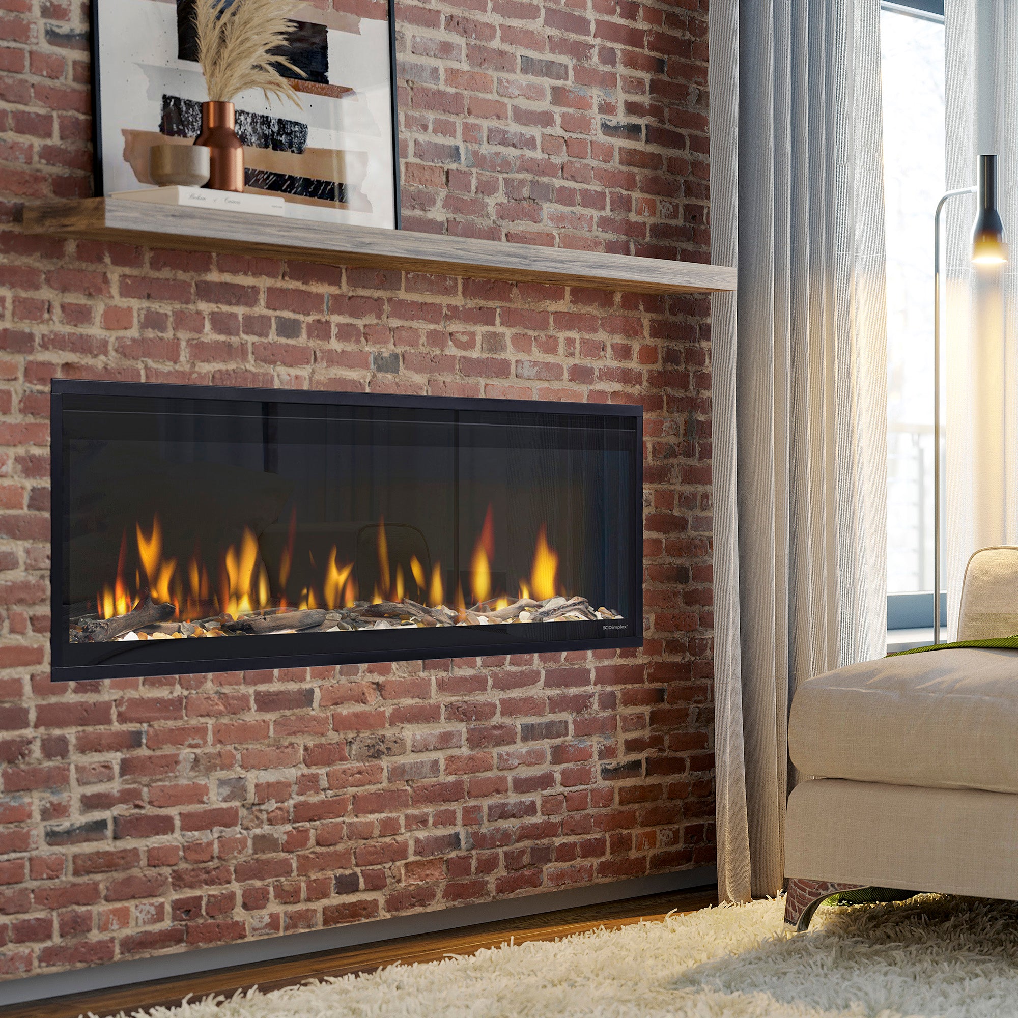 Electric fireplace lifestyle