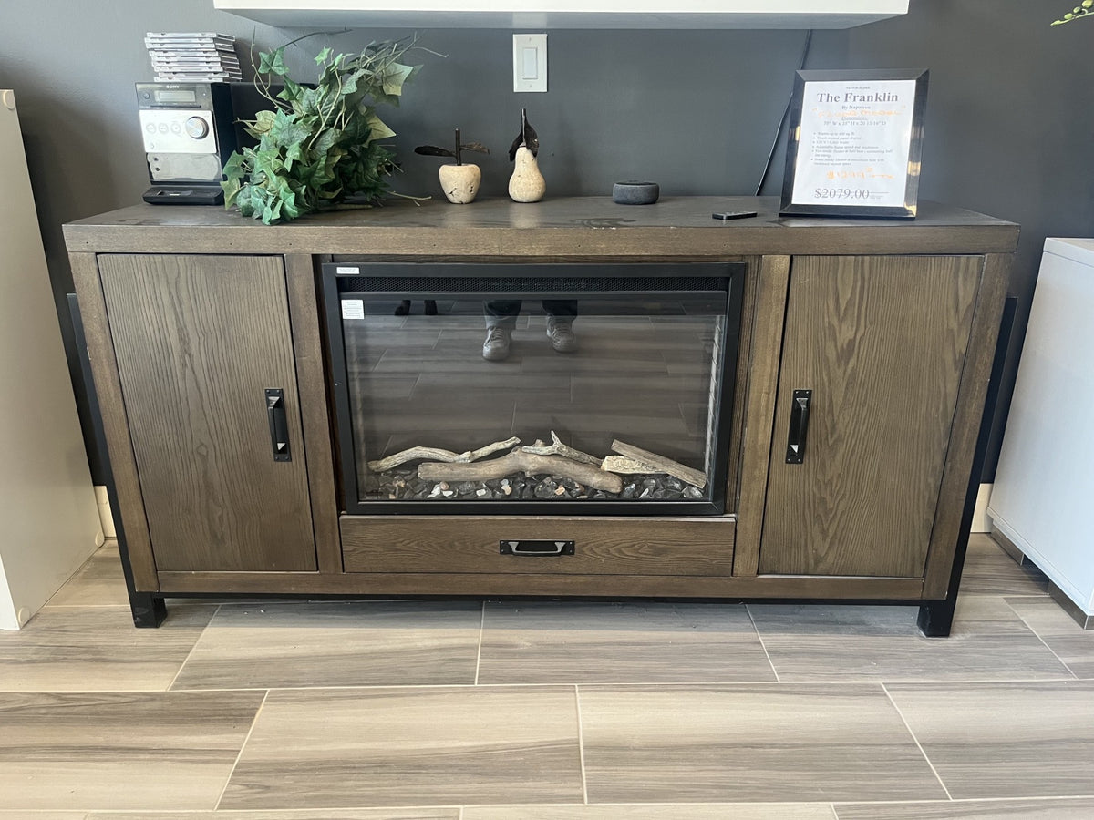 *FLOOR MODEL* Napoleon Franklin Electric Fireplace Media Console - NEFP30-3020RK