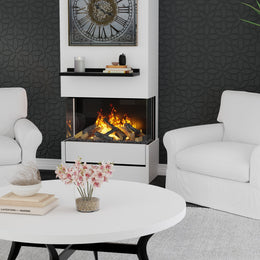 Dimplex Optimyst Aura 30 inch Water Vapor Fireplace flame detail