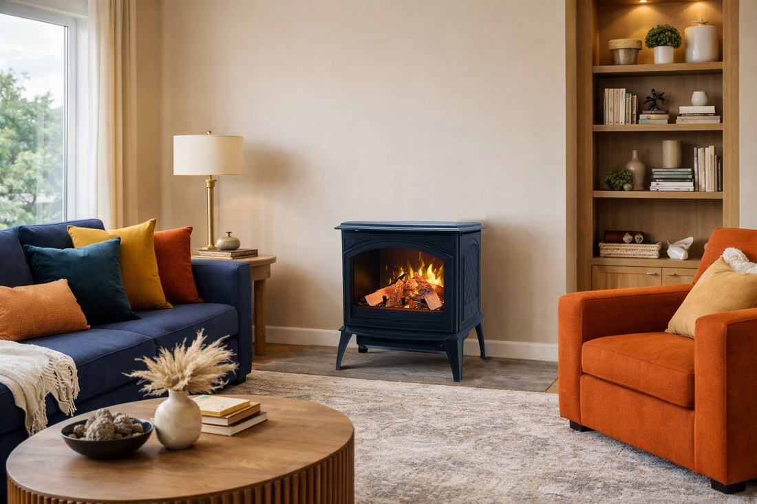 Amantii Cast Iron Freestanding Electric Fireplace Stove - E70