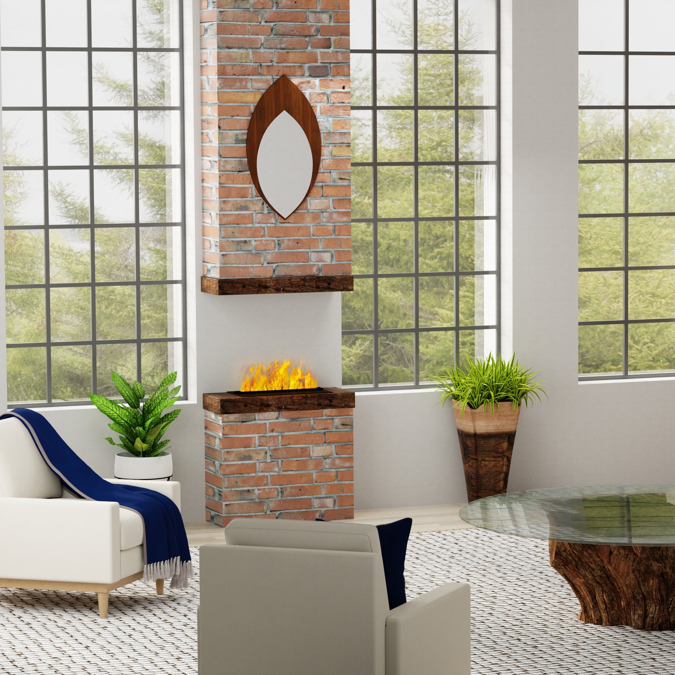 Electric fireplace lifestyle