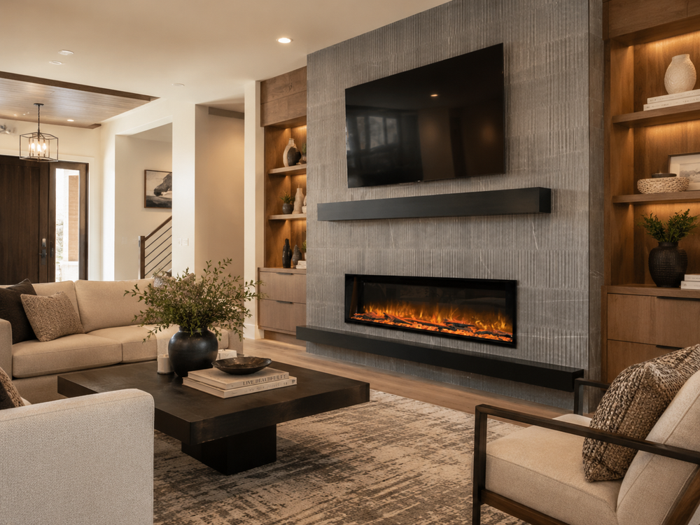 Landscape 68" Pro Slim Built-in Electric Fireplace - LPS-6814