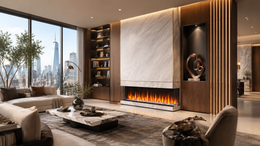 Kozy Heat Osseo 64" Linear Electric Fireplace - OSO-E64