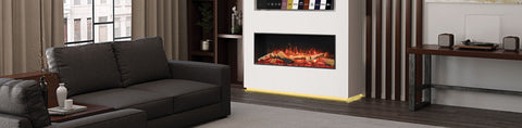 Regency Onyx 43" Multi-Sided Modern Electric Fireplace In Living Room - EX110
