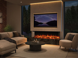 Regency Avita 64 inch Built-in 3-Sided Electric Fireplace