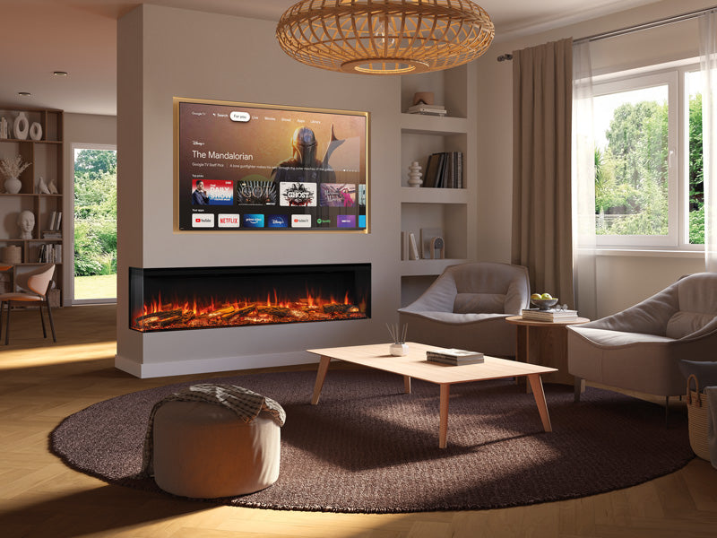 Regency Avita 75 inch Built-in 3-Sided Electric Fireplace