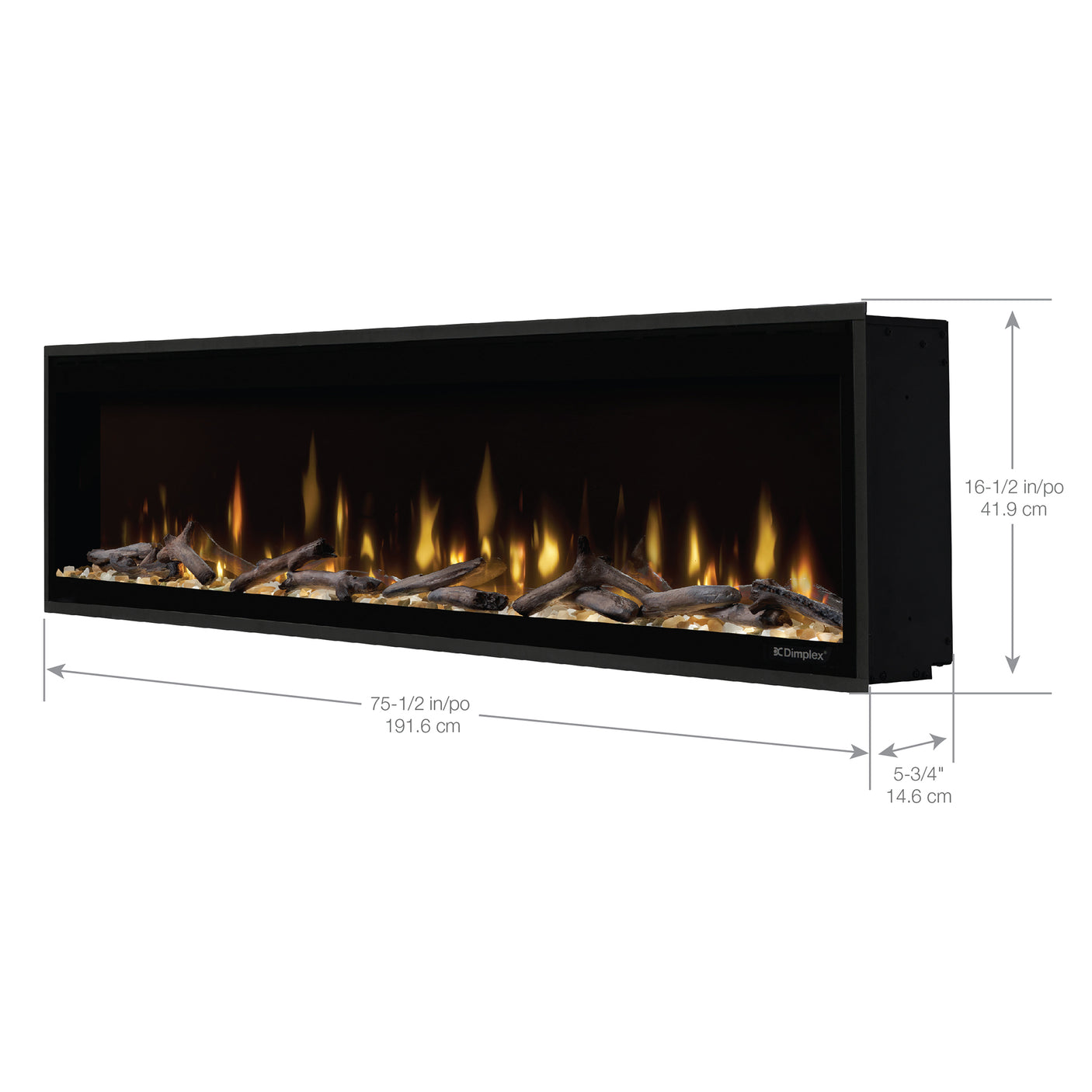Dimplex Ignite Evolve 74" Linear Electric Fireplace - EVO74