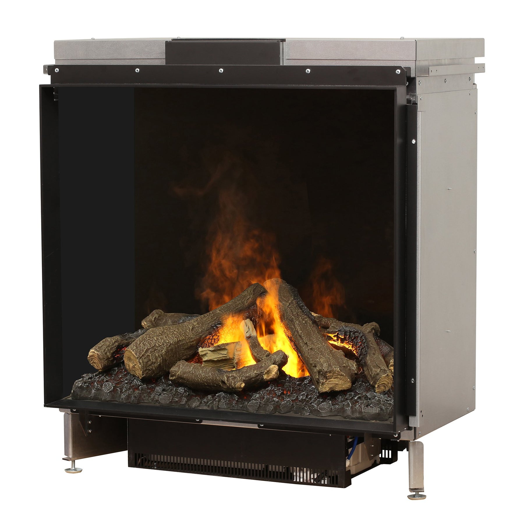Dimplex Optimyst e-Matrix 35 inch Built-In Water Vapor Fireplace - Front-Facing (One-Side) lifestyle view