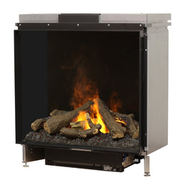 Dimplex Optimyst e-Matrix 35 inch Built-In Water Vapor Fireplace - Front-Facing (One-Side) lifestyle view